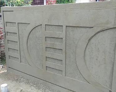 Cement front Wall Design